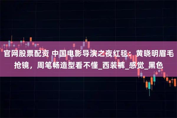官网股票配资 中国电影导演之夜红毯：黄晓明眉毛抢镜，周笔畅造型看不懂_西装裤_感觉_黑色